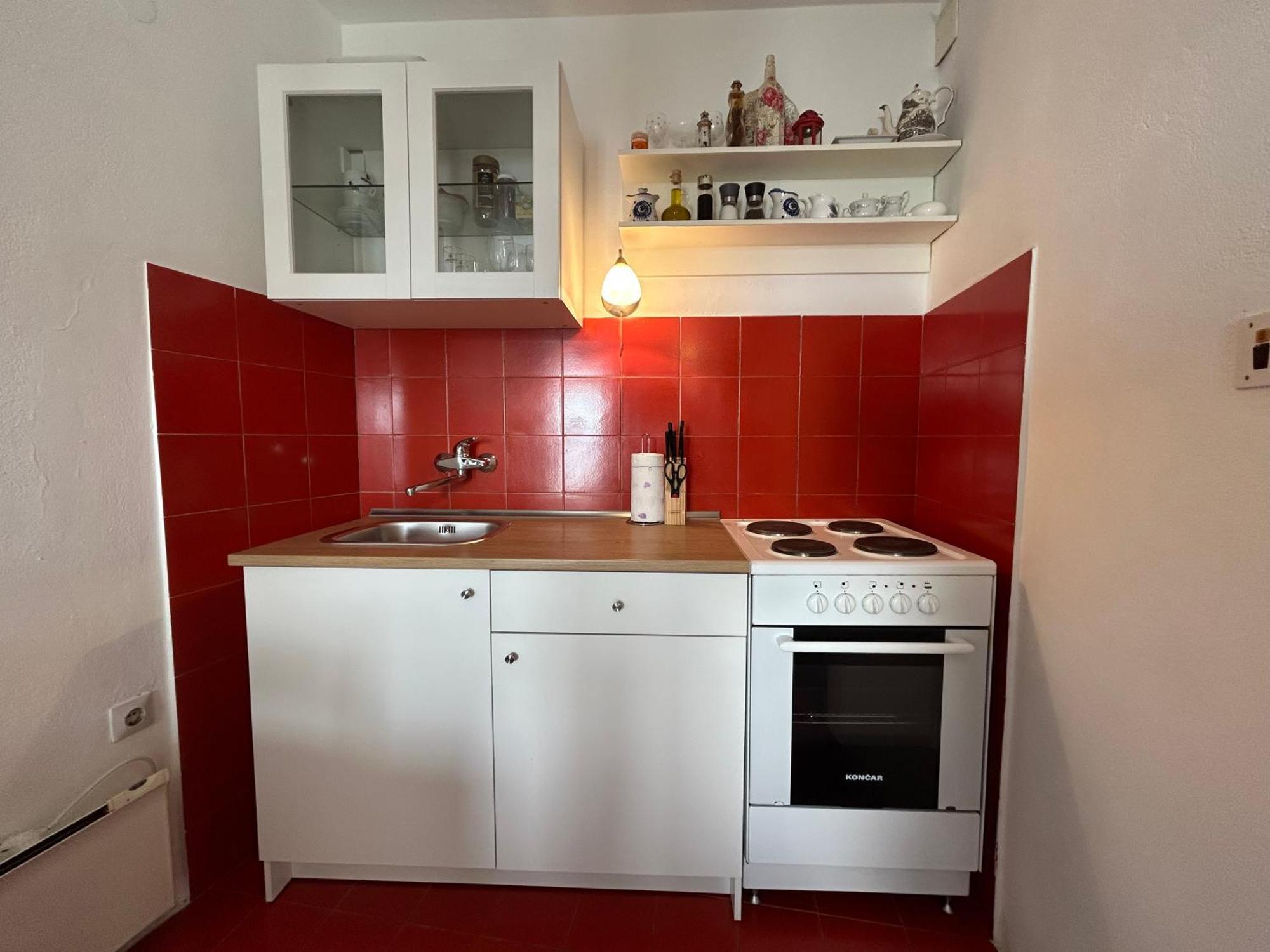 Seafront Studio Apartment+Balcony Podgora Exterior foto